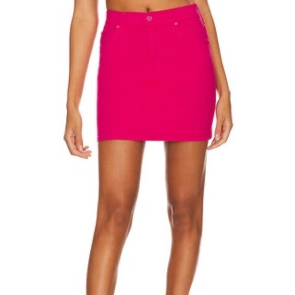 MOTHER High Waist Smokin Double Micro 26 / XS Dk Pink Raspberry Play Date Denim - Picture 13 of 15